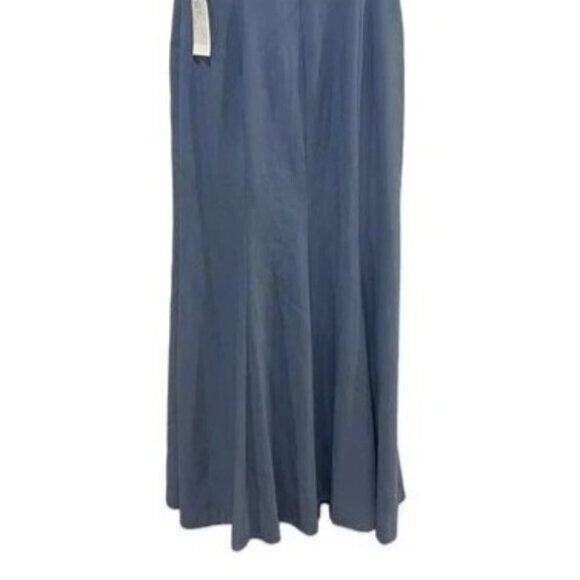 NWT Dessy Collection V Neck Off The Shoulder Trumpet Gown Dress 14 Larkspur Blue - Picture 11 of 15